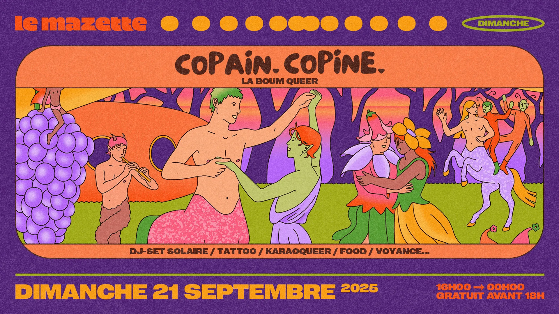 Copain-Copine présente La boum queer ! 🌞