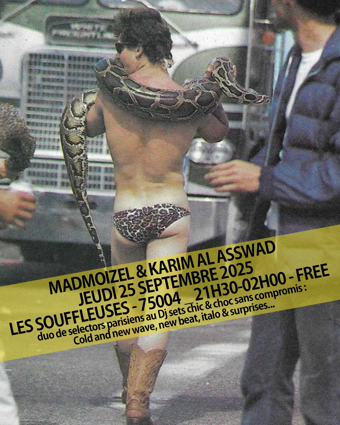 Madmoizel & Karim Al Asswad djs -> Alt 80s culture