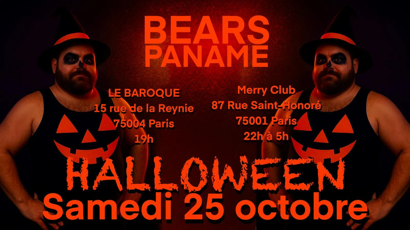 Bears Paname Halloween edition