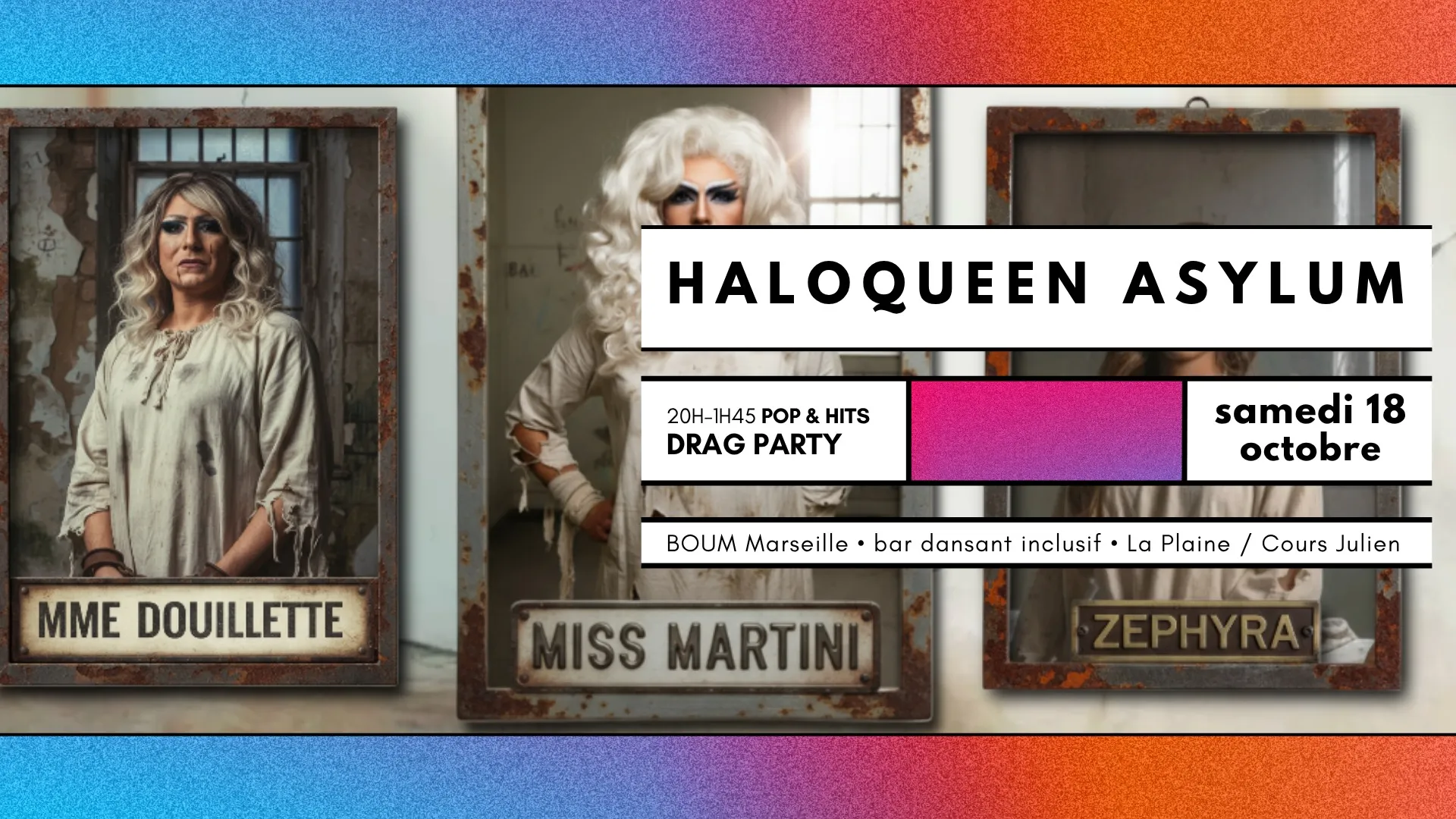 HALOQUEEN ASYLUM 🌈🏳️‍⚧️🔥 DRAG PARTY & POP HITS