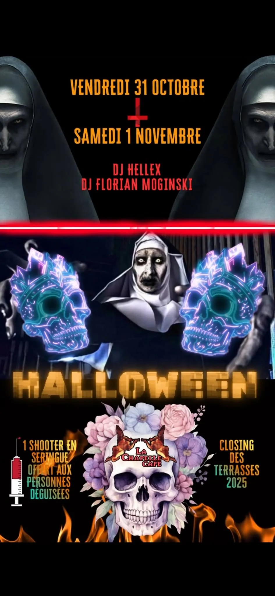 Halloween CHAPELLE CAFÉ LYON 2