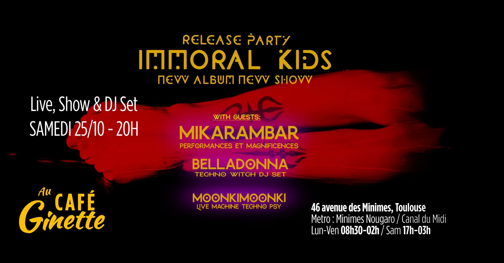IMMORAL KIDS RELEASE PARTY đ„âĄđ