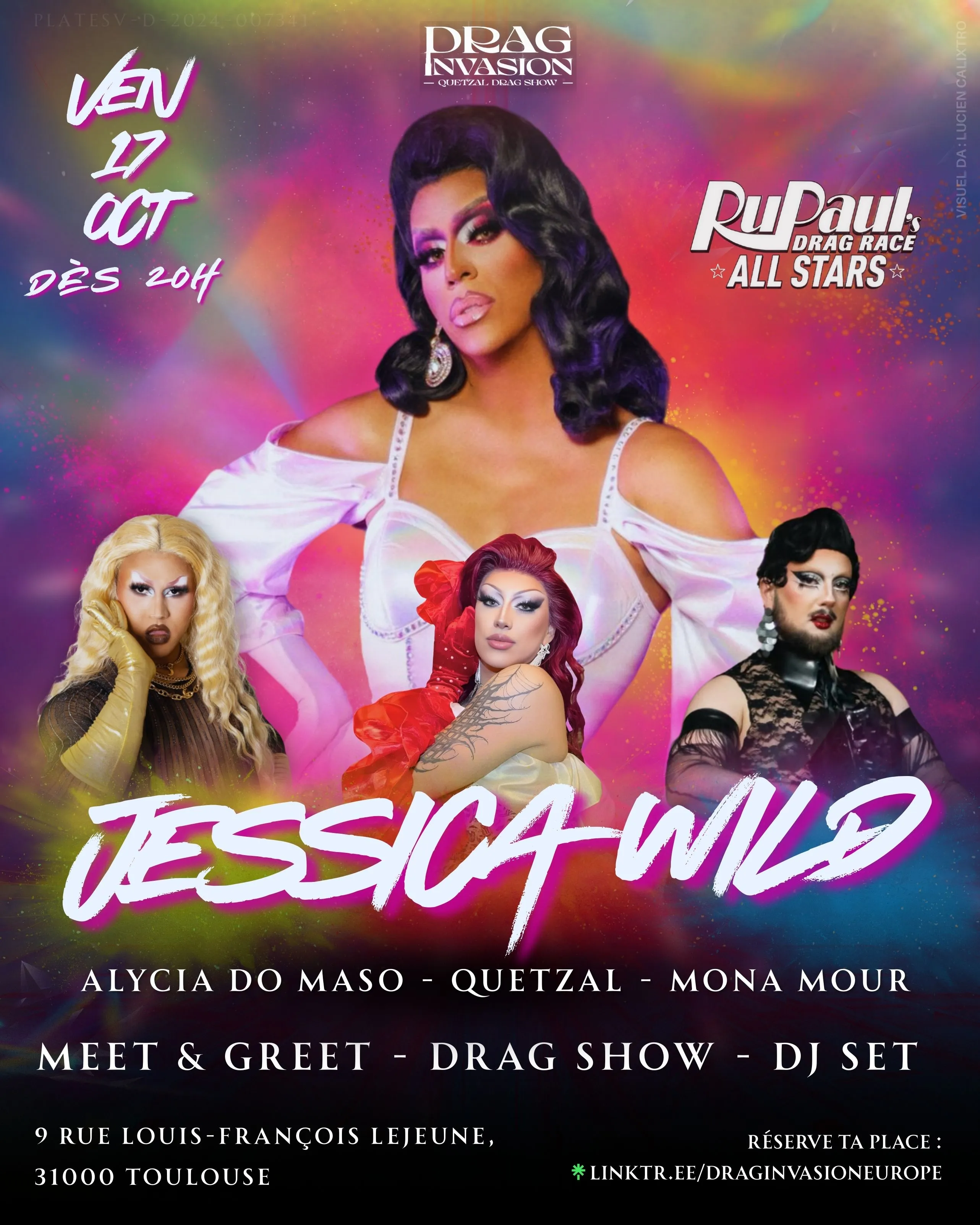 Jessica Wild EU Tour, TOULOUSE RuPaul’s Drag Race All stars