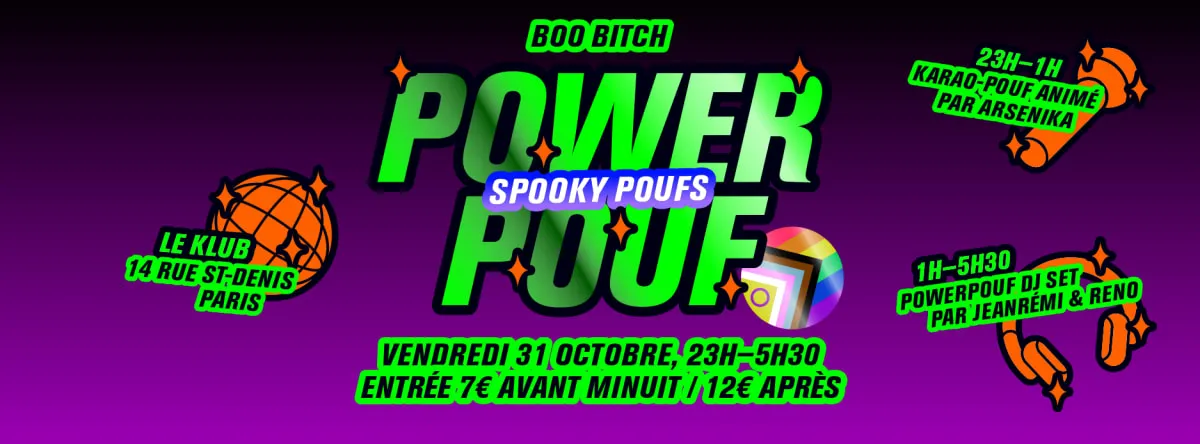 Powerpouf Spooky Poufs/Soirée D'halloween
