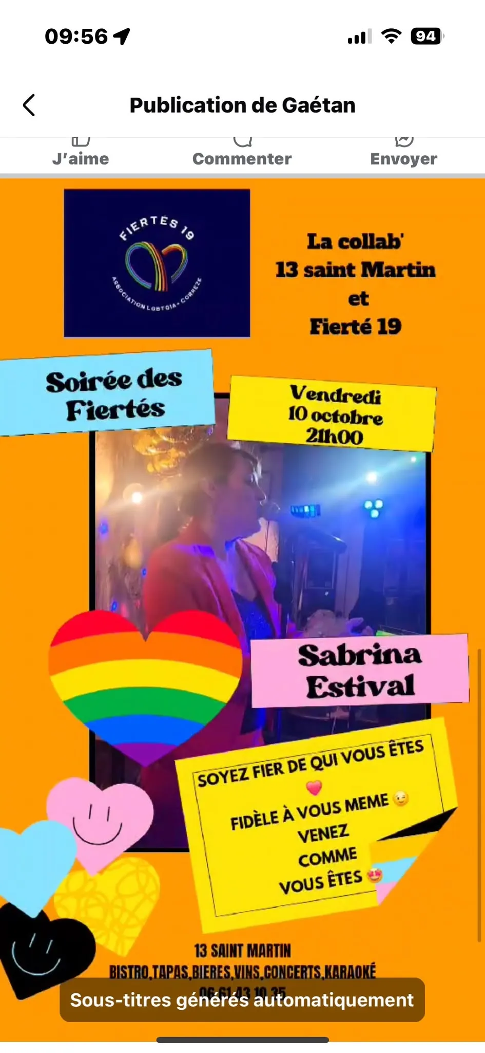 Soirée des Fiertés 