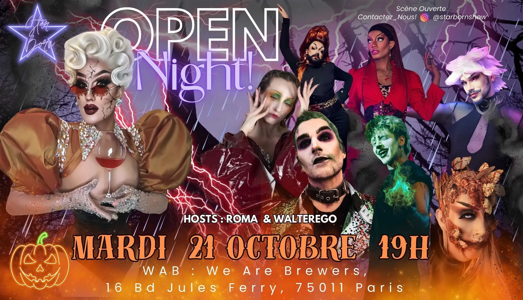 Star Born Halloween open night