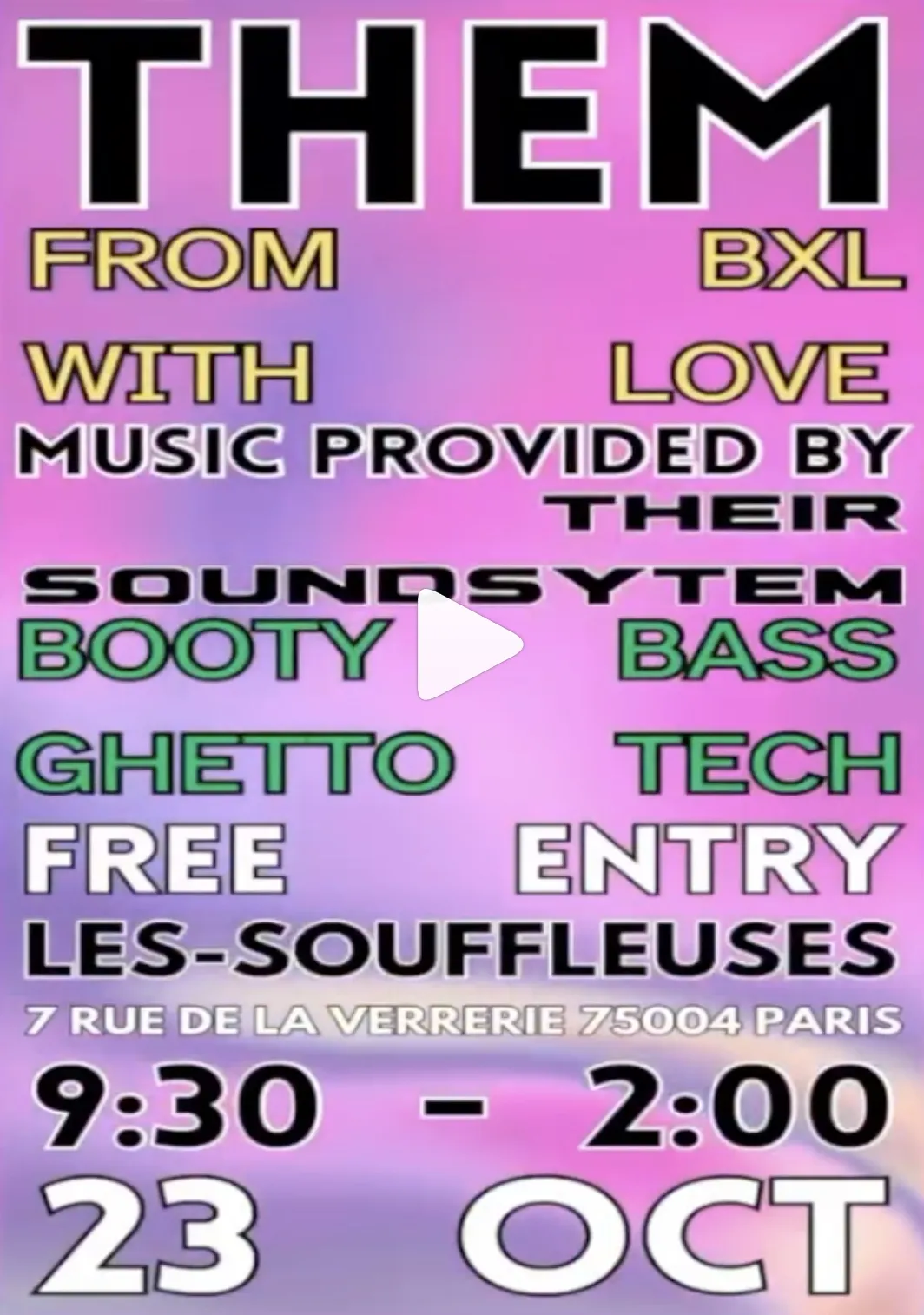 THEM BXL : BootyBassGhettoTech!