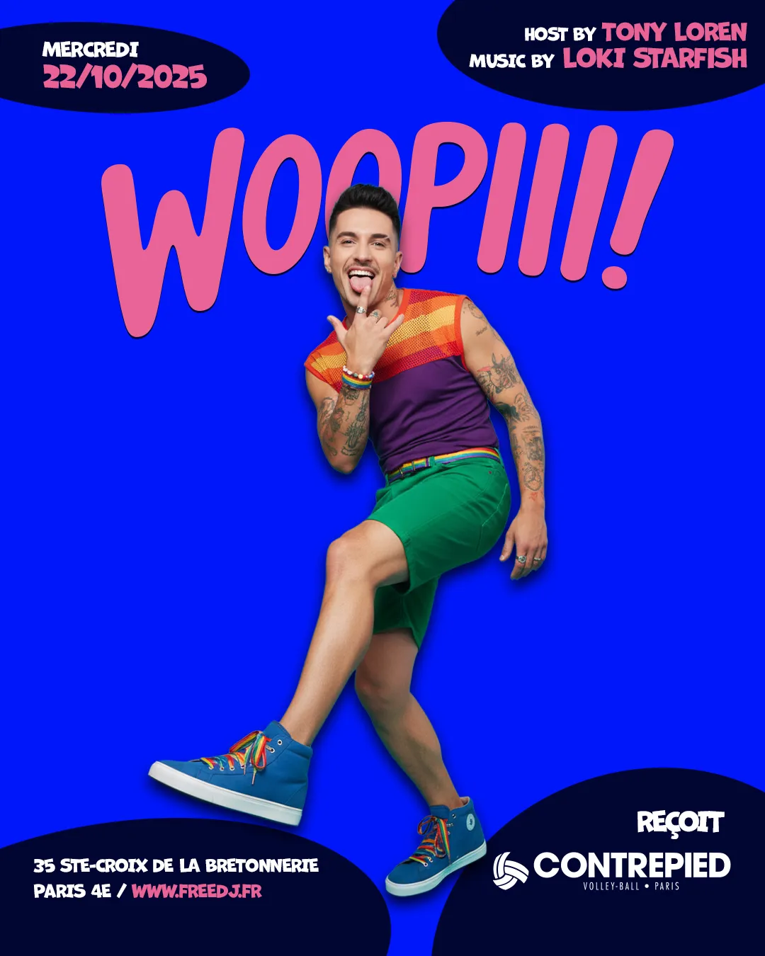 Woopiii reçoit Contrepied