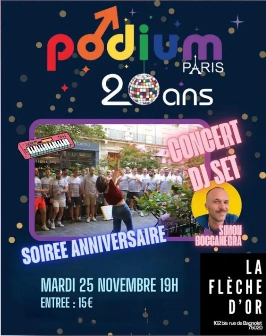 20 ans Podium Paris