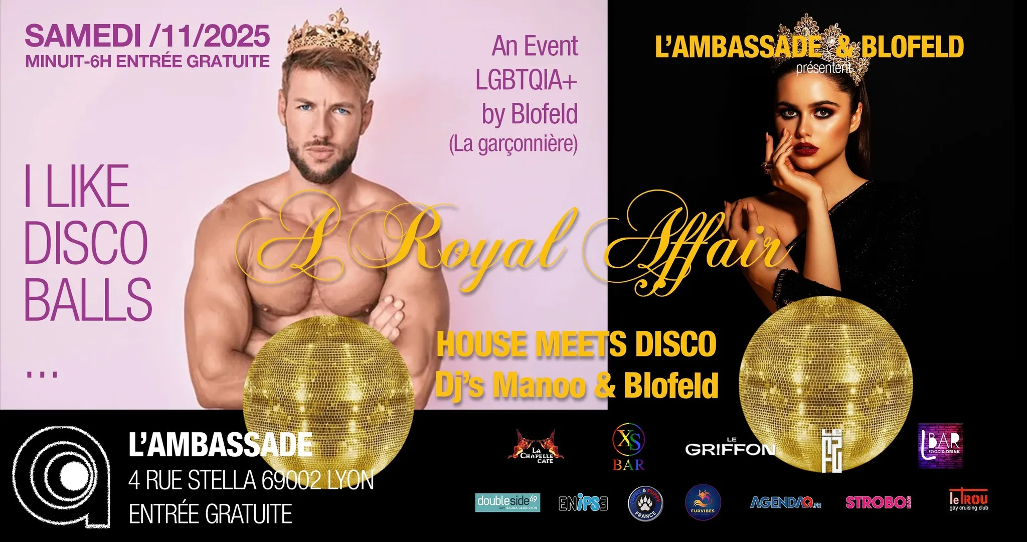 A ROYAL AFFAIR HOUSE MEETS DISCO