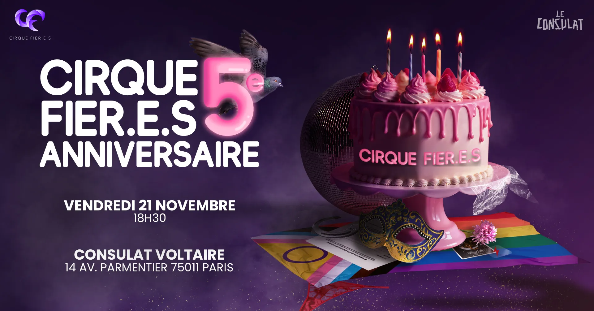 Cirque Fier.e.s : 5ᵉ anniversaire