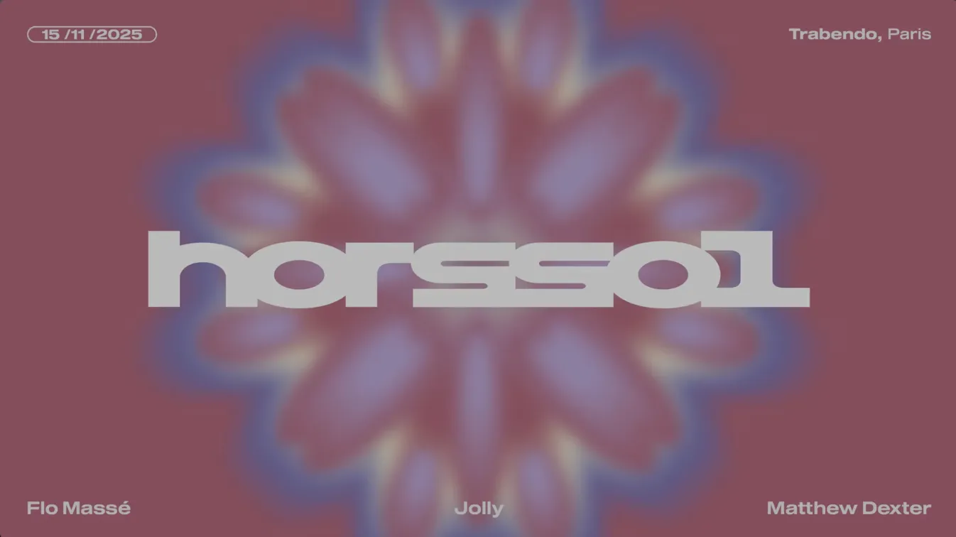 HORS-SOL x Trabendo : Flo Massé, Matthew Dexter, Jolly