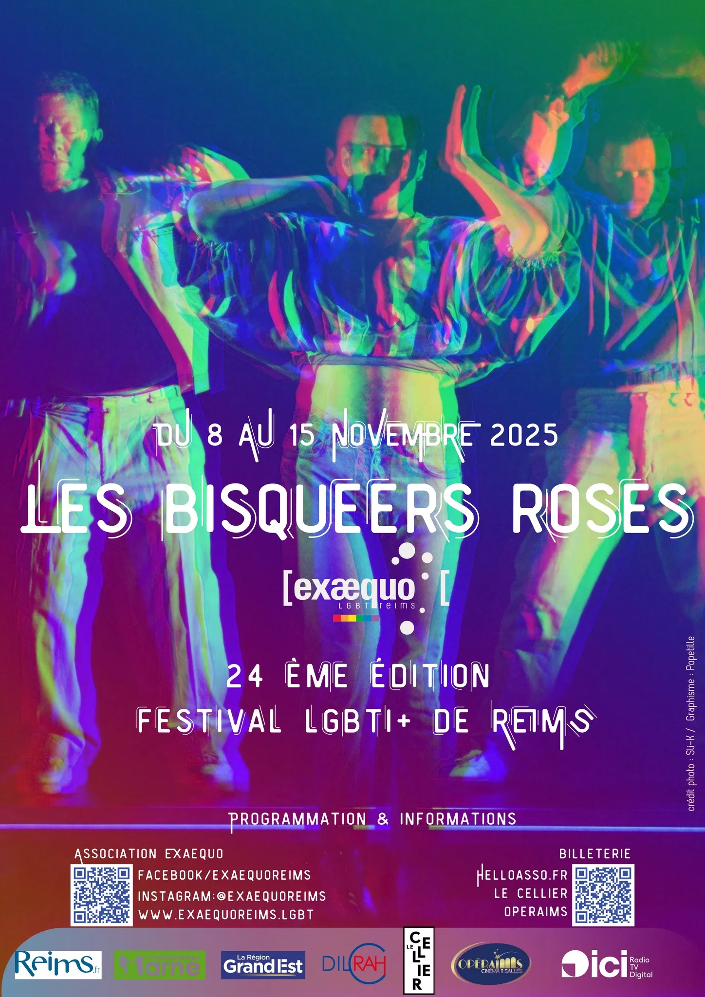 Inauguration du 24ème festival Les BisQueers Roses