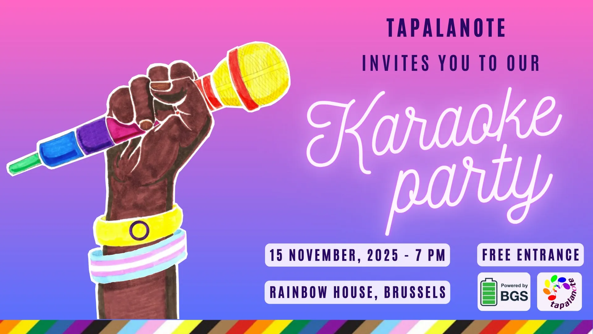 Karaoke Party at the Rainbow House
