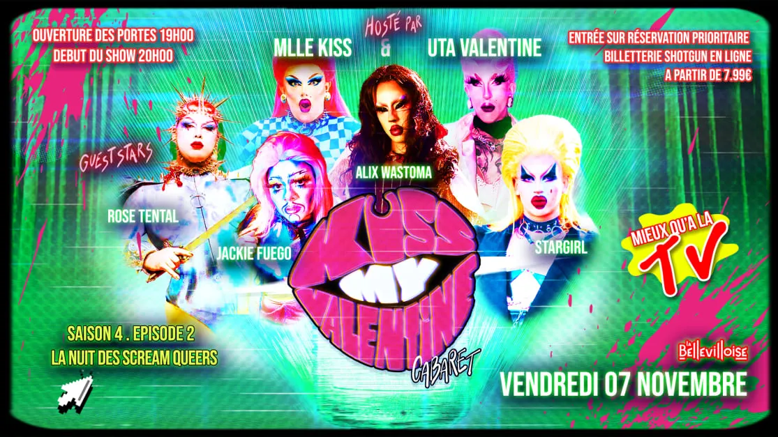 Kiss My Valentine : La Nuit Des Scream Queers | 07.11.25