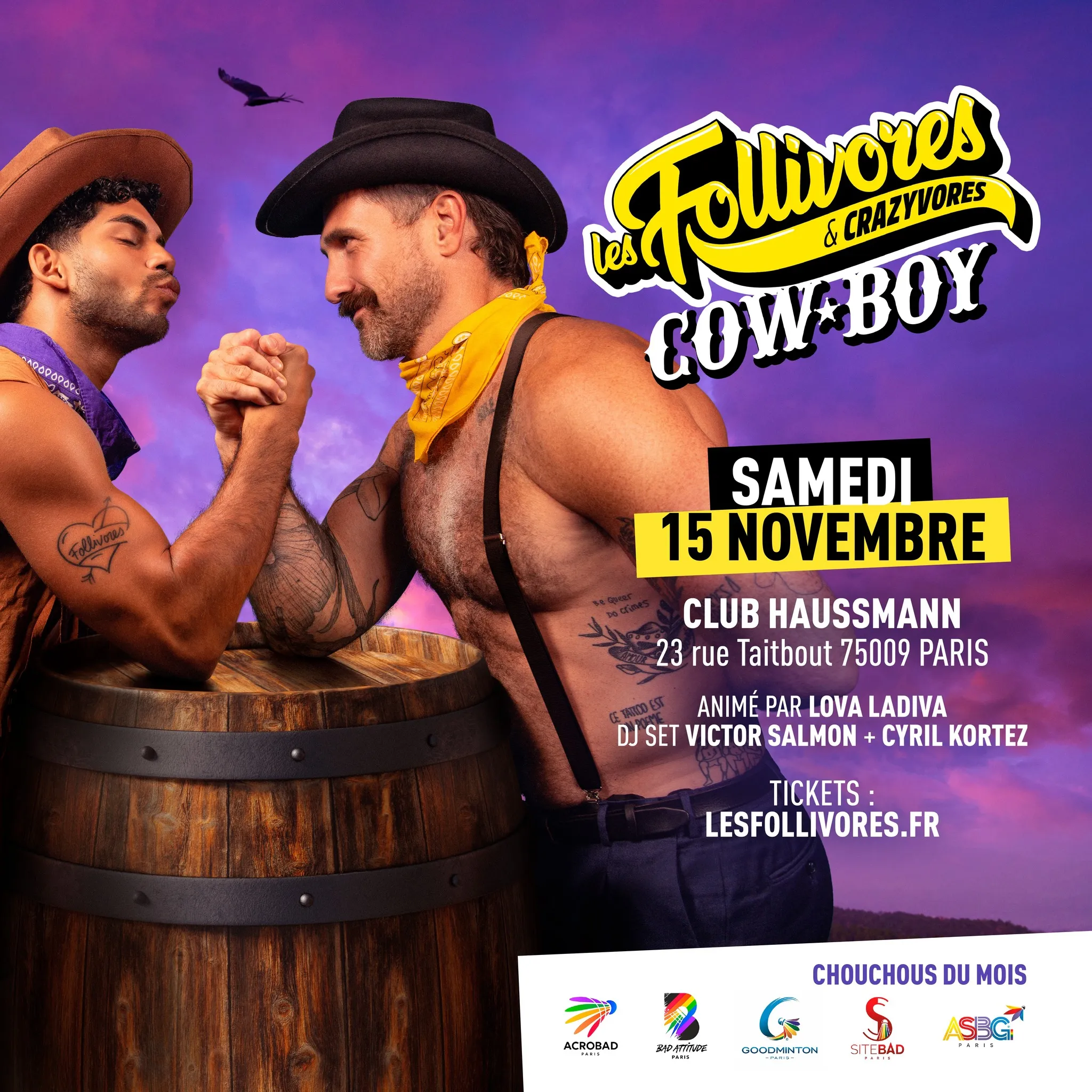 LES FOLLIVORES COW-BOY