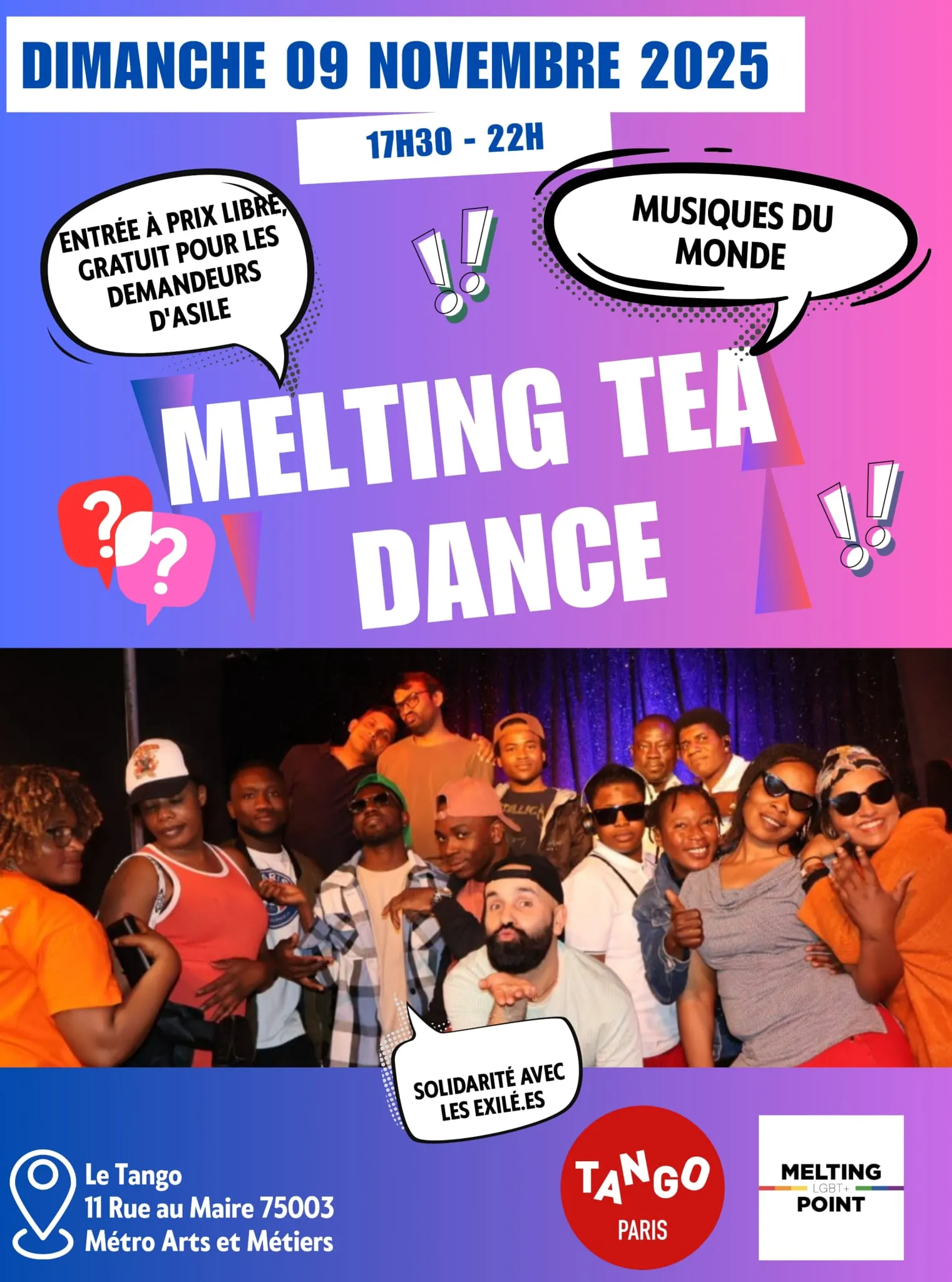 Melting Tea Dance : la fête de la demande d'asile LGBT