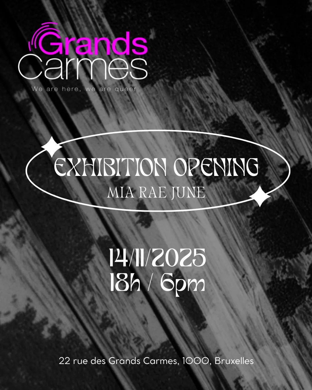 Monthly Exhibition opening - Mia Rae June