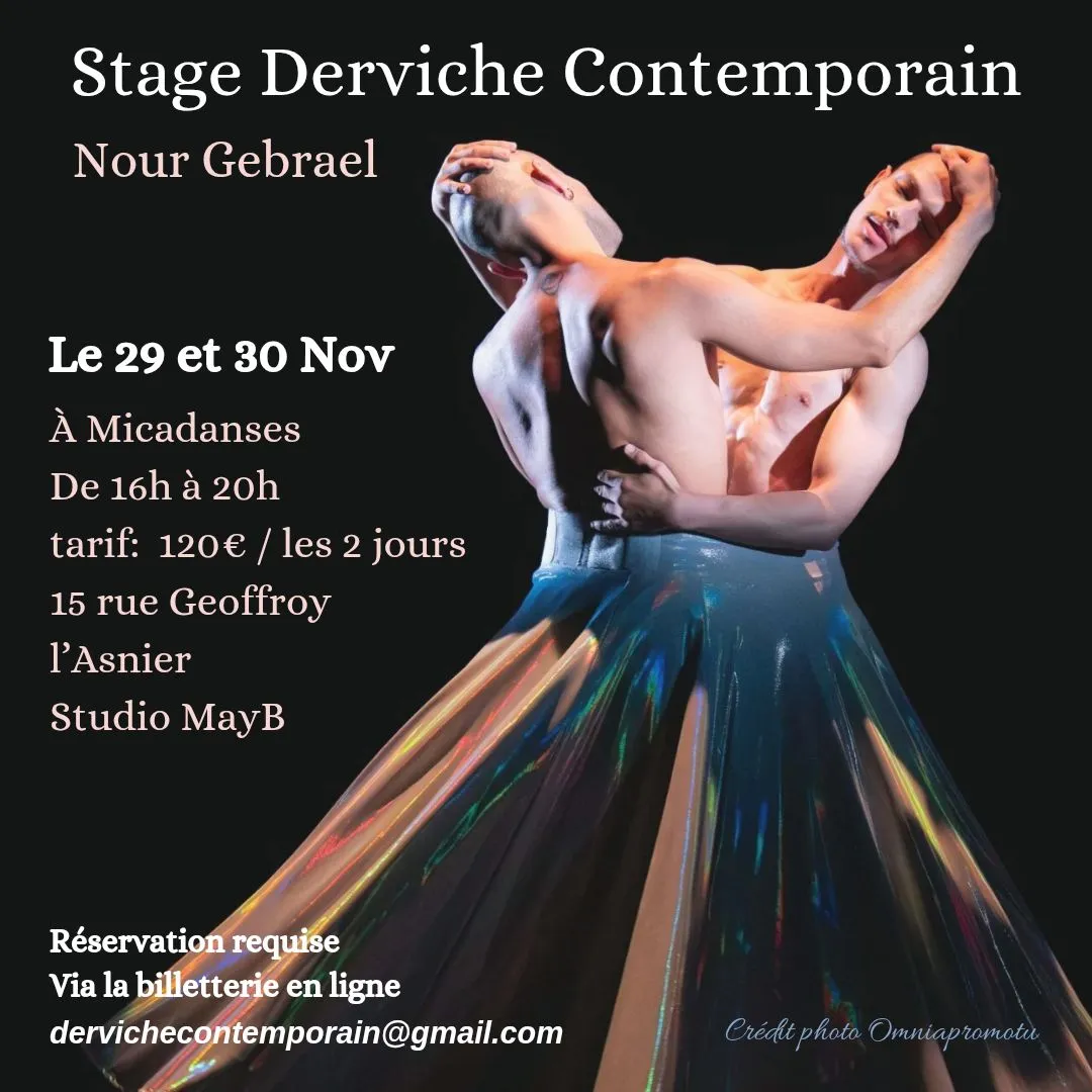 Stage Derviche Contemporain Nov 🧞♀️