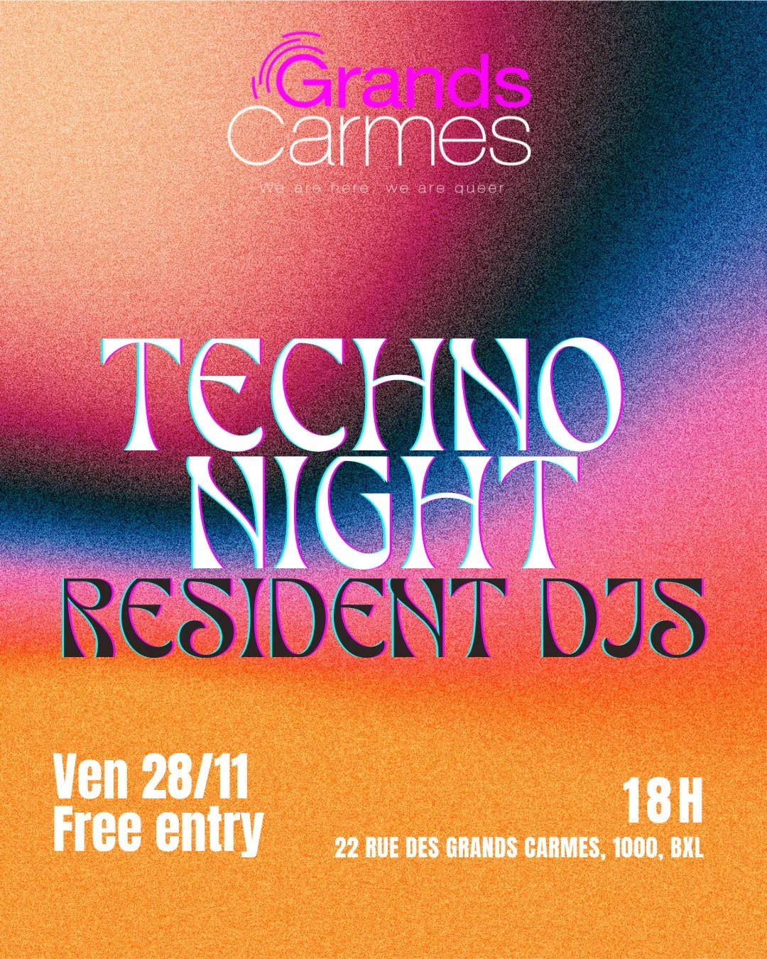 Techno night - resident djs - free entry 