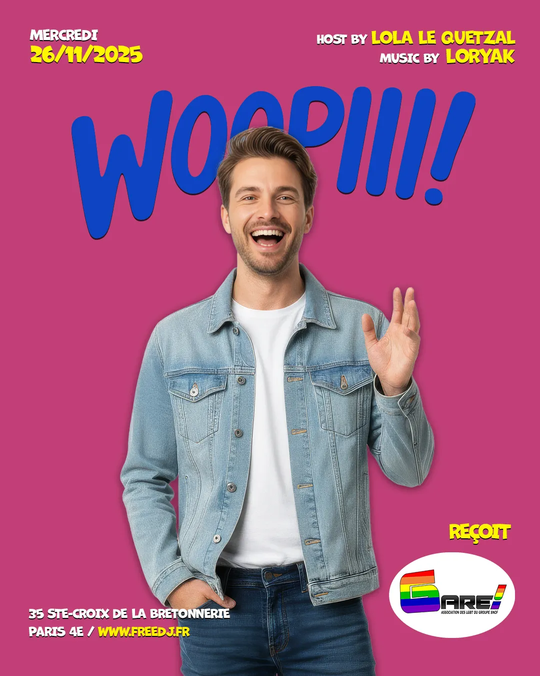 Woopiii re&ccedil;oit Gare!