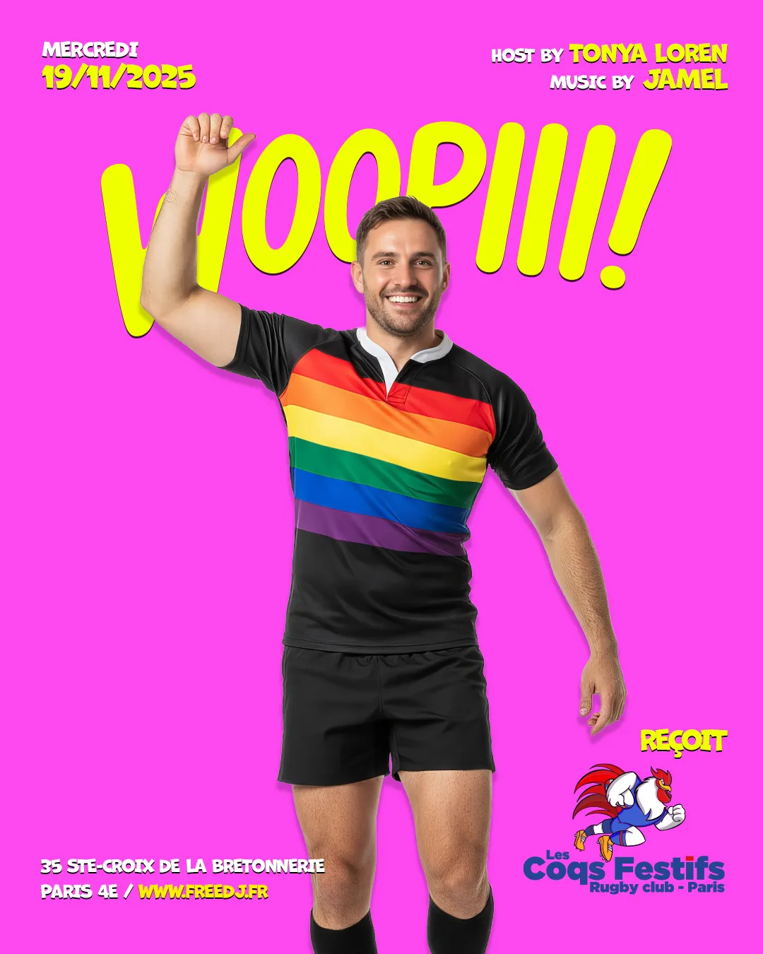 Woopiii reçoit Les Coqs Festifs