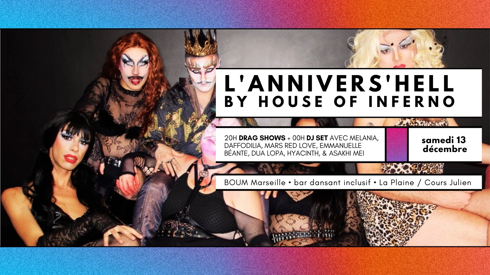 🔥 DRAG SHOW ANNIVERS’HELL & DJ SET ! 