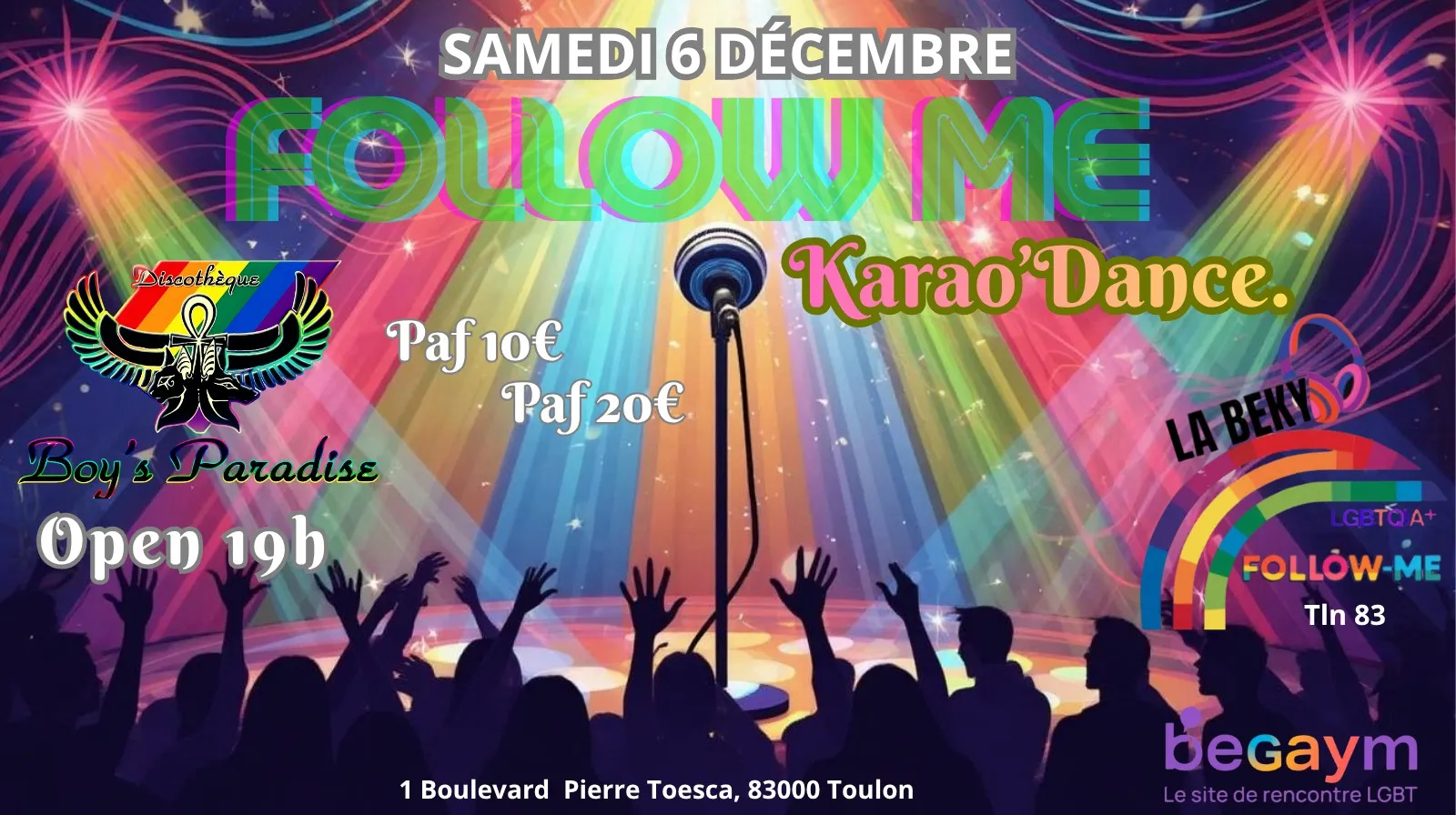 🌈 Follow-Me Karao'Dance –2ᵉ Édition💃🎤🕺 LGBTQIA+🏳️🌈🏳️⚧️