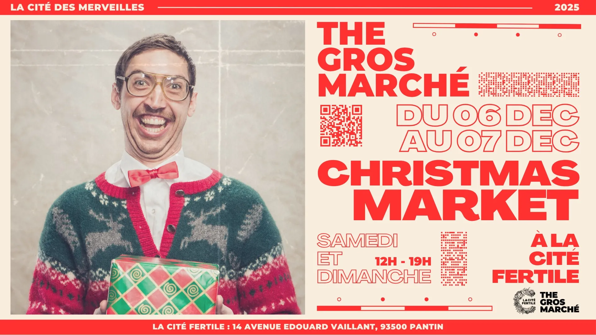 🎄 The Gros Marché – Spécial Noël à la Cité Fertile 🎄