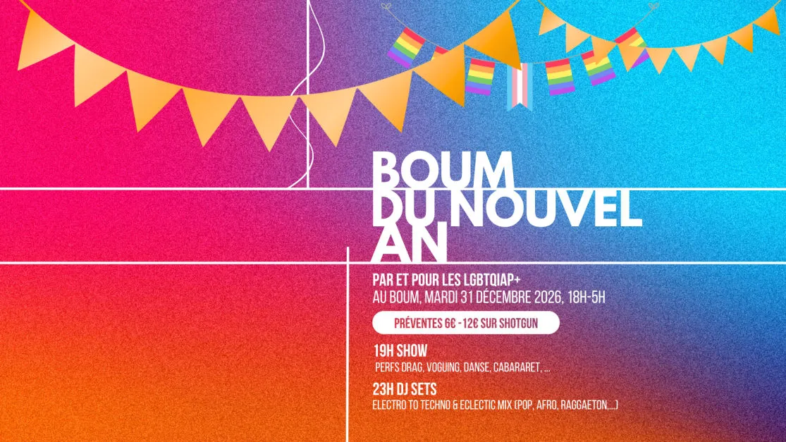 Boum Du Nouvel An • Dj Sets & Perfs (Drag,...) • Lgbtqiap+