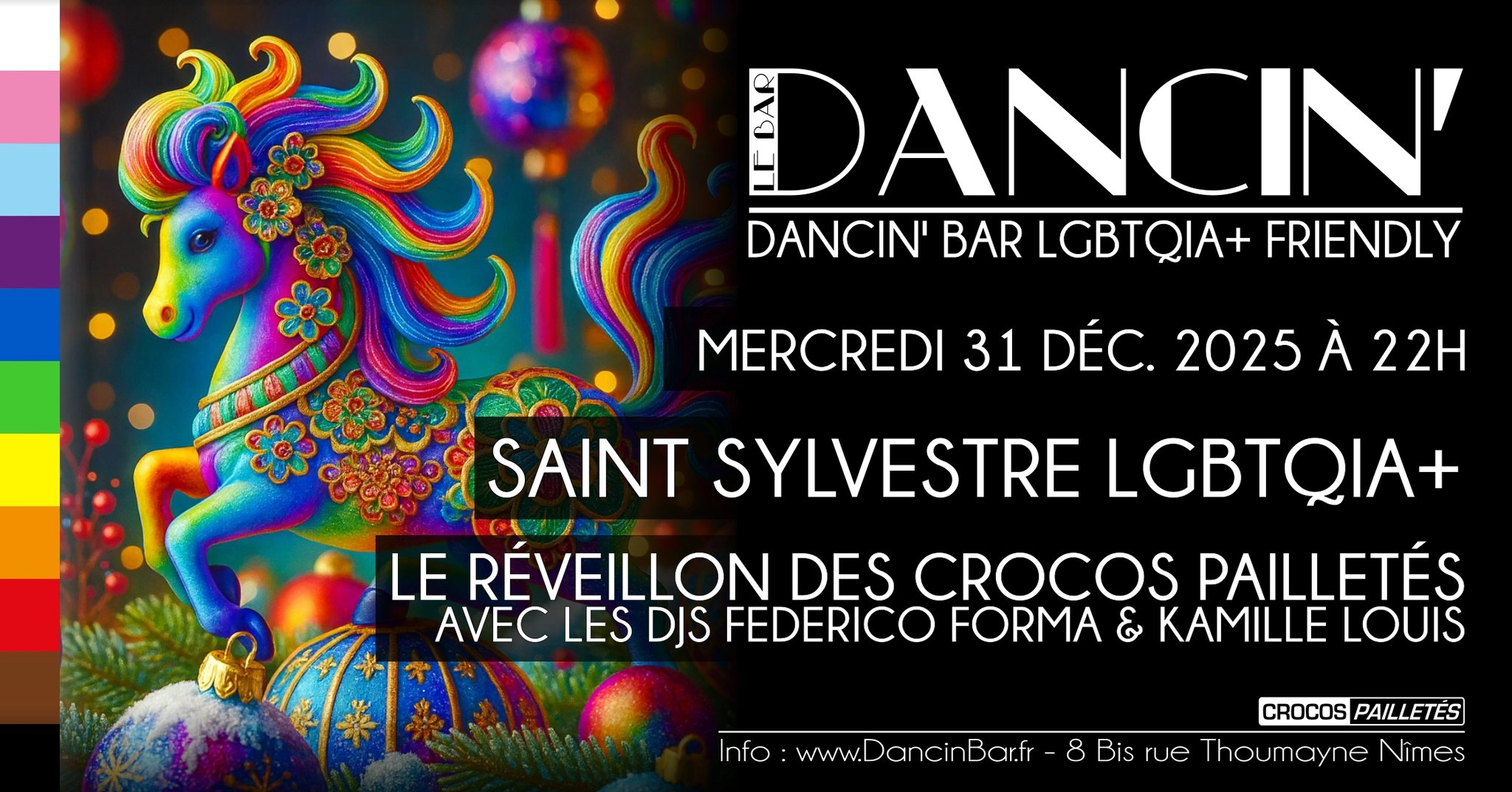 DANCIN' - Réveillon 2026 - Djs Féderico & Kamille Louis