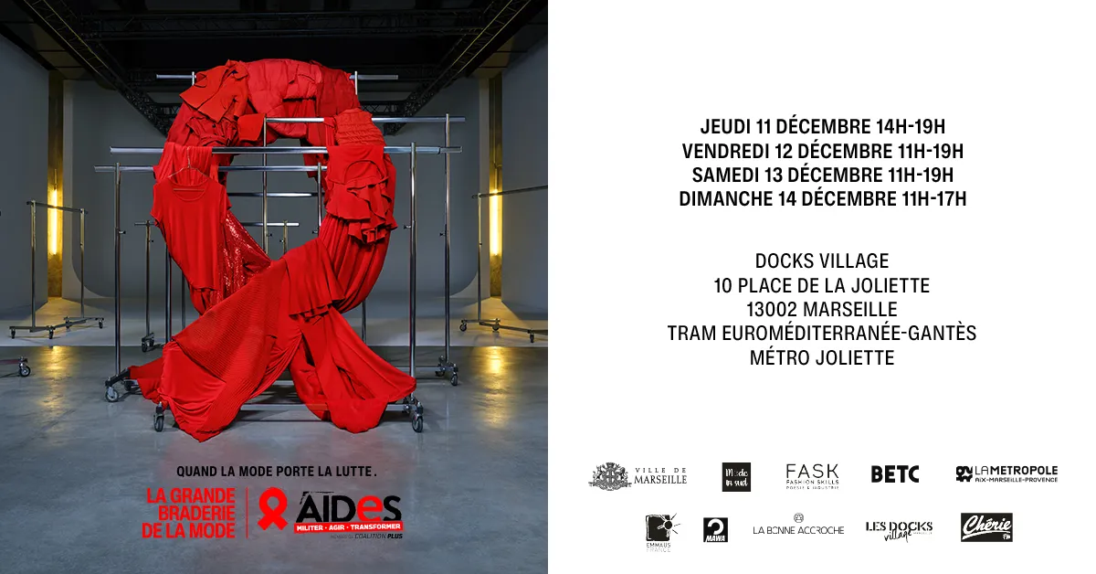 Grande braderie de la mode Aides paca