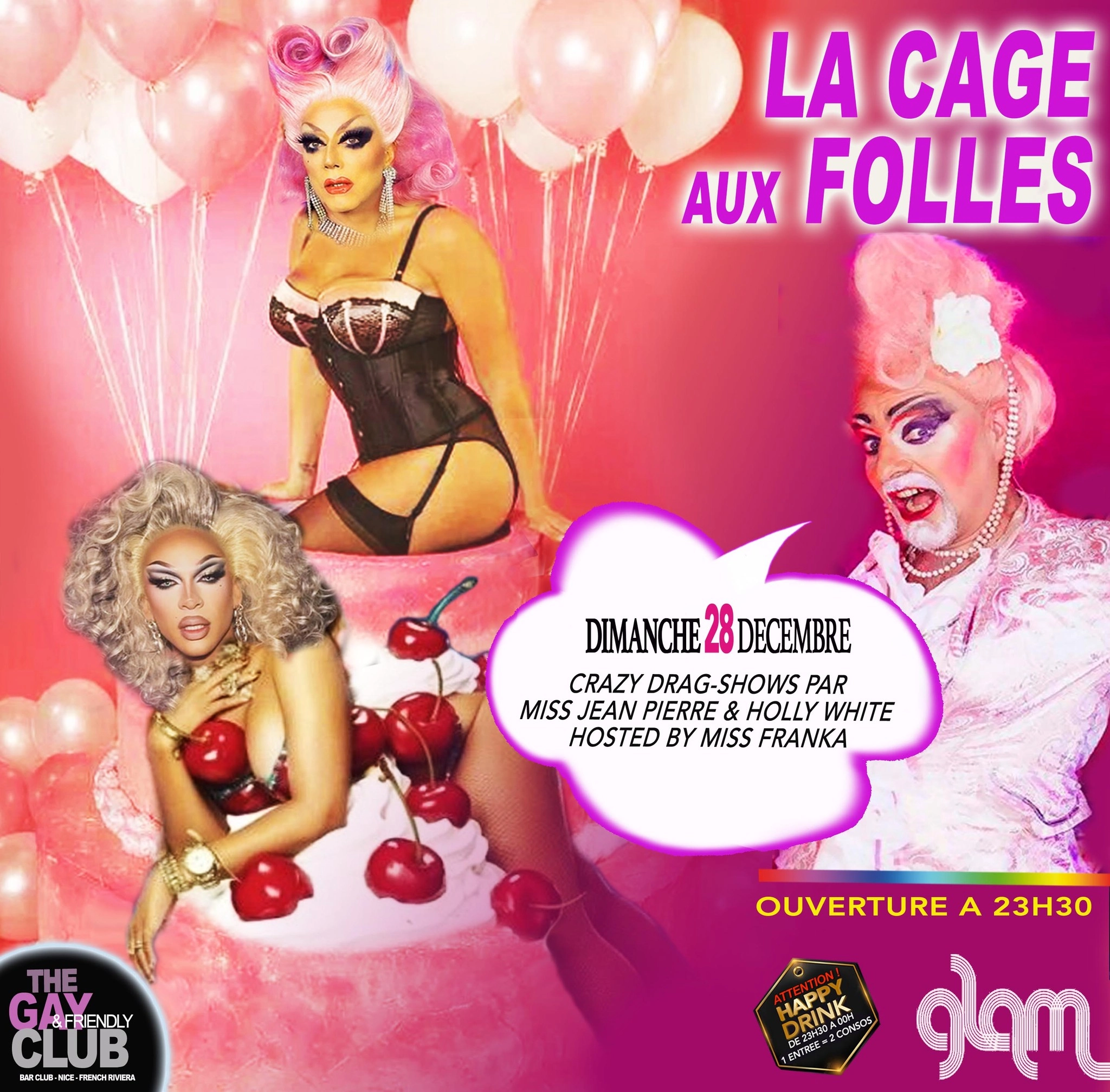 LA CAGE AUX FOLLES "BIRTHDAY" @ GLAM