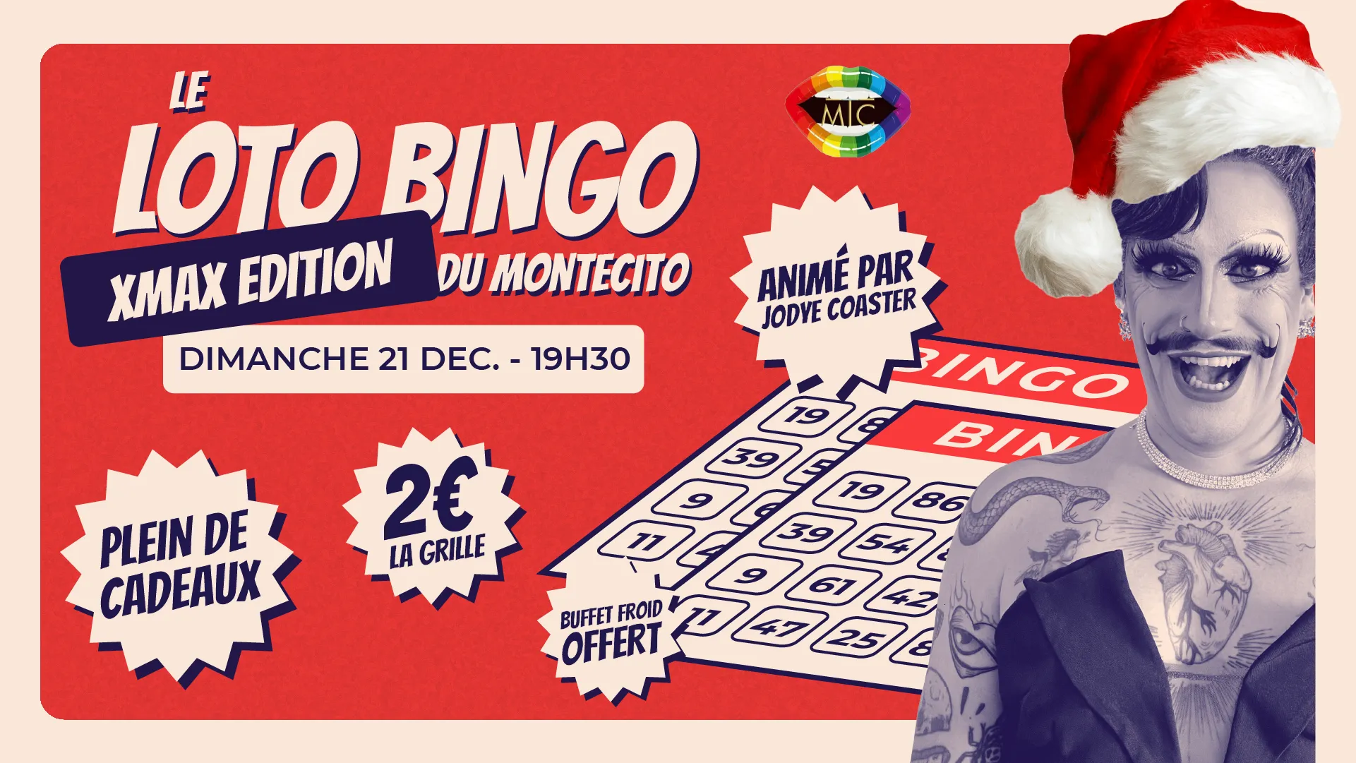 LOTO BINGO DE NOEL DU MONTECITO avec Jodye Coaster