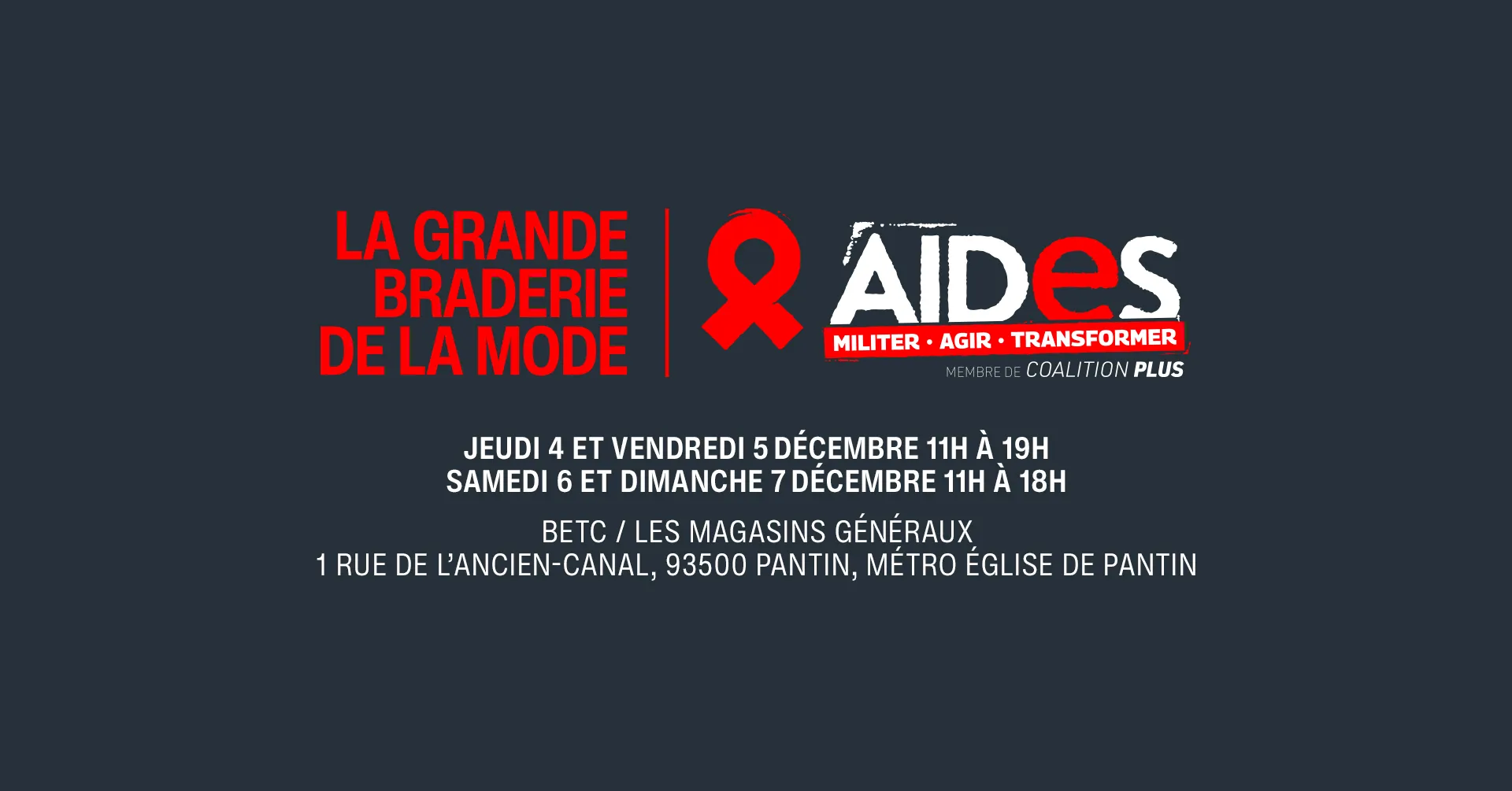 La Grande Braderie de la Mode de AIDES 🛍️