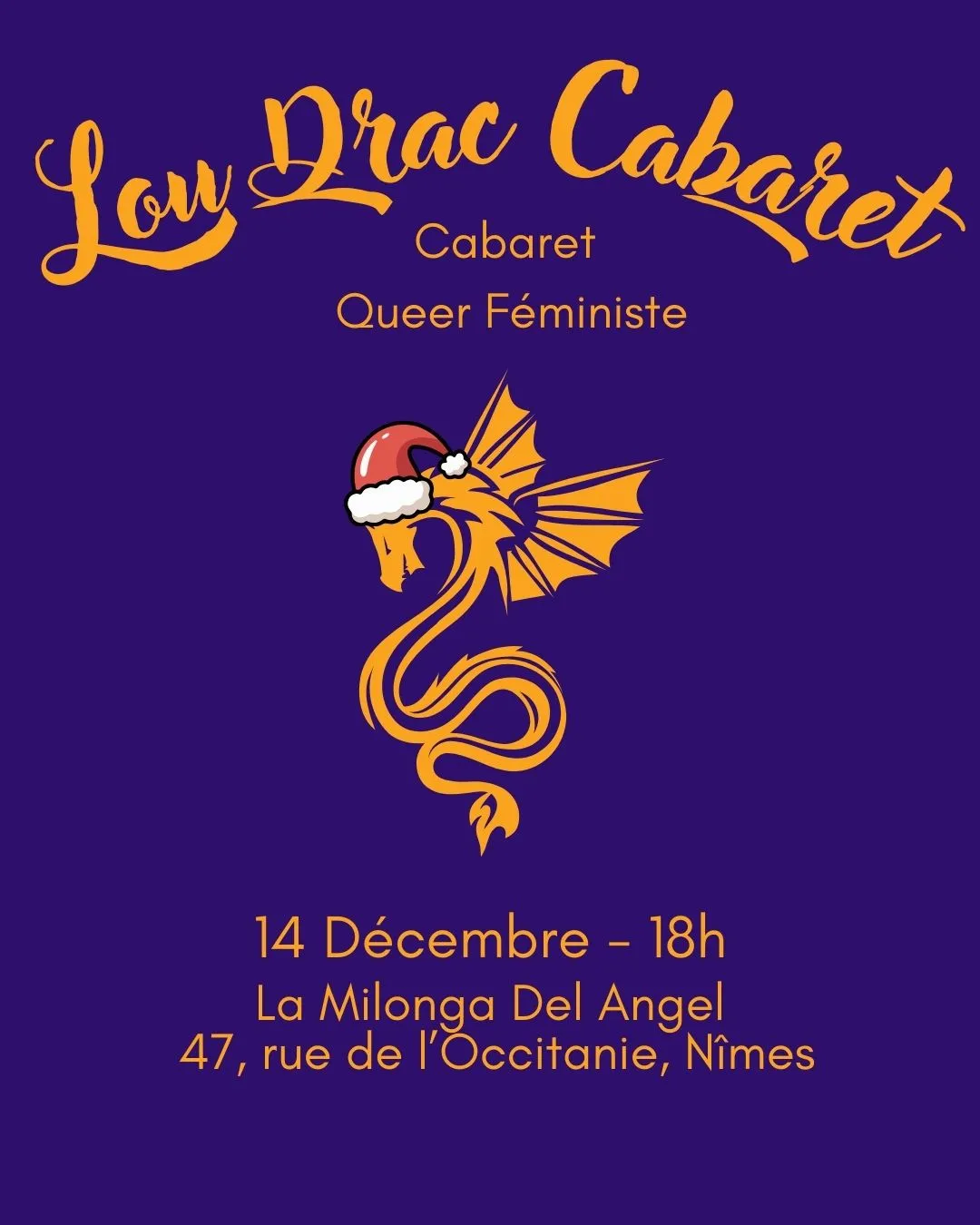 Lou Drac Cabaret - ceci n'est pas un spectacle de Noël