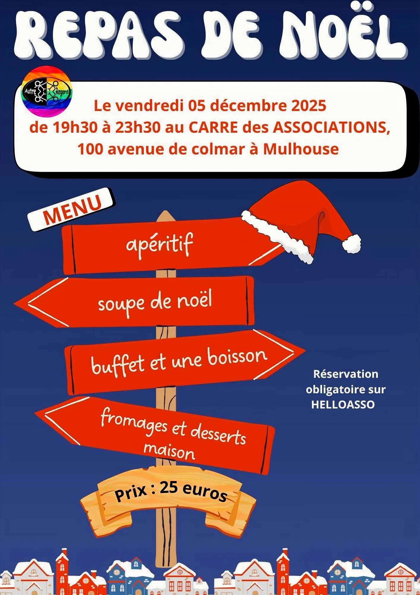 Repas de Noël sous un autre regard !