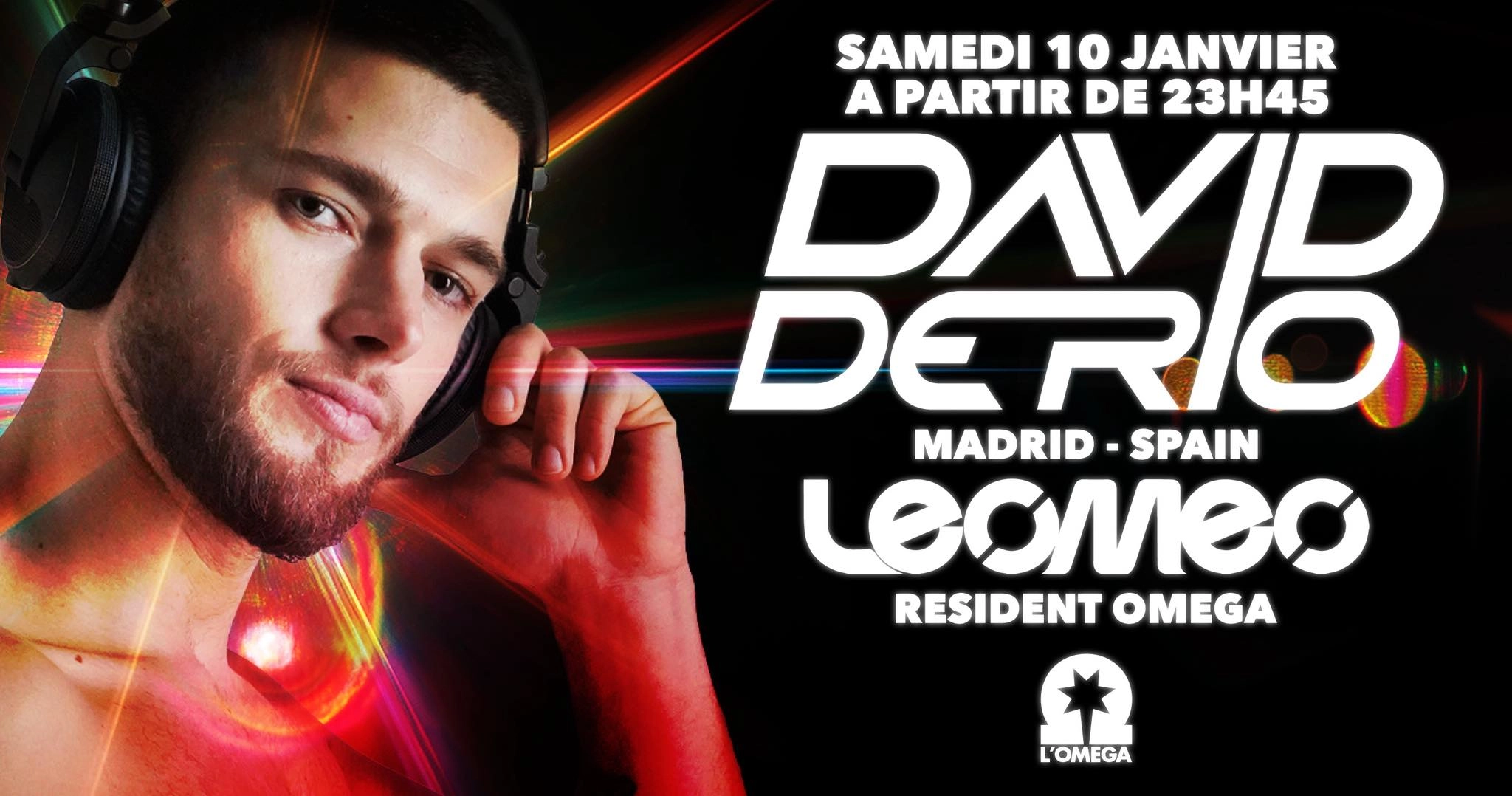 ‼️SuperStar Dj David DeRio‼️Madrid‼️ 🔥L&rsquo;Om&eacute;ga Club🔥