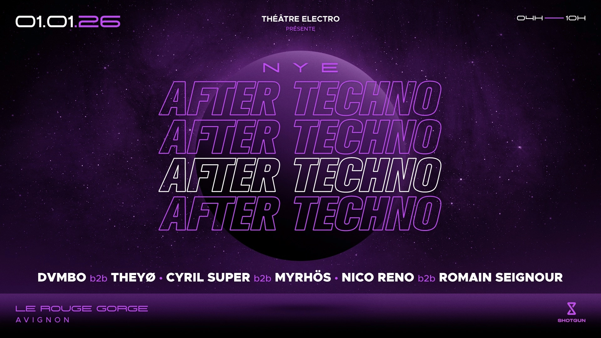 AFTER TECHNO NOUVEL AN