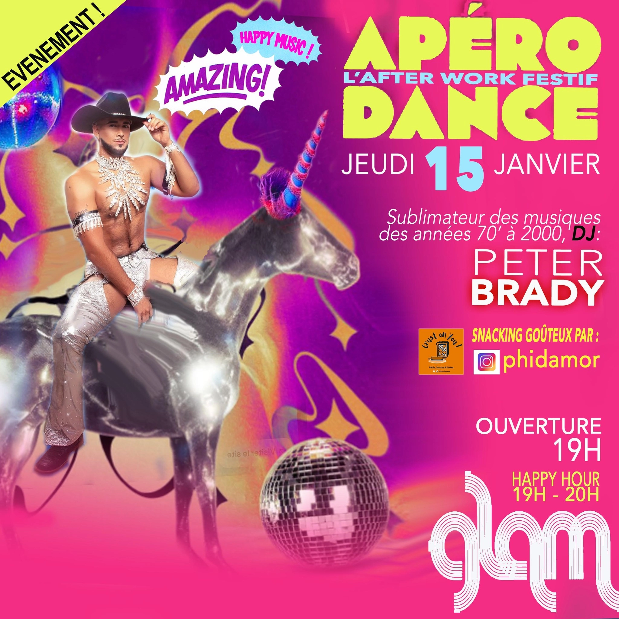 APERO DANCE " L'AFTER WORK DU GLAM" @ GLAM