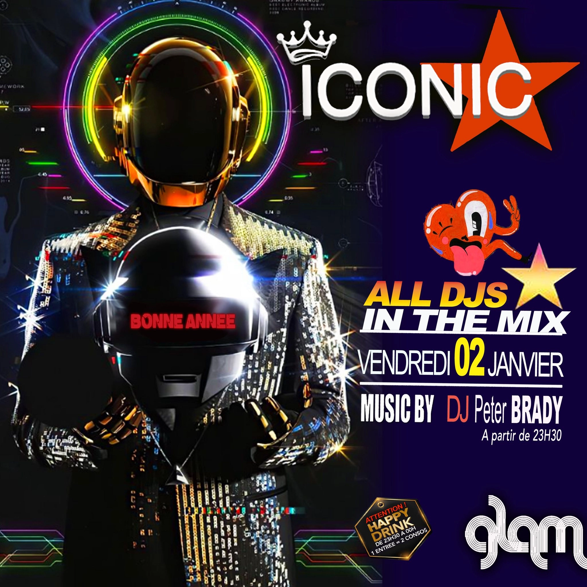 ICONIC "ALL DJ'S STAR" @ GLAM