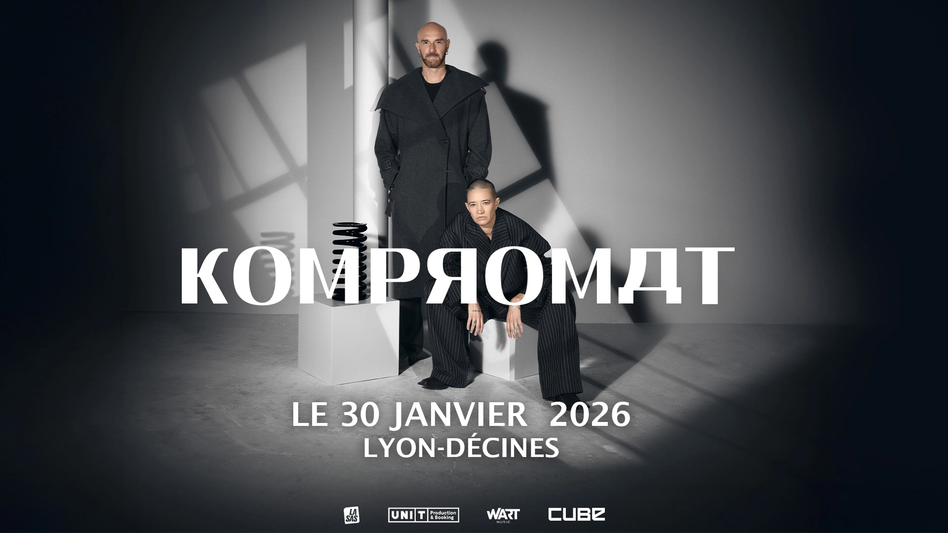 KOMPROMAT · 30/01/26 🌊 Le Cube (Lyon-Décines)