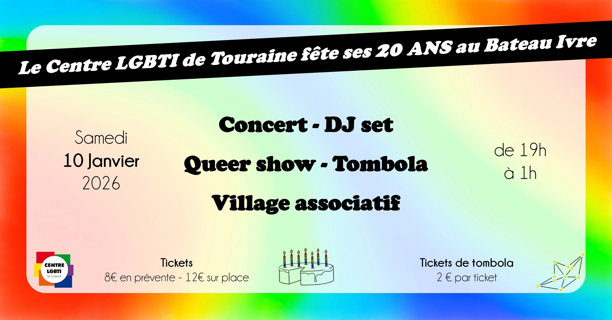 Le Centre LGBTI de Touraine f&ecirc;te ses 20 ans !