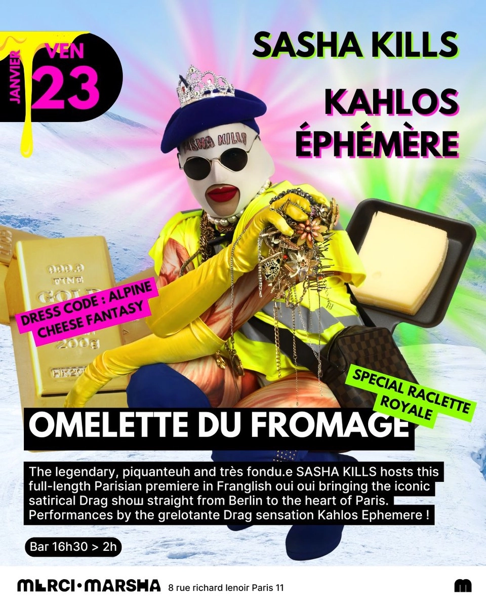 OMELETTE DU FROMAGE: RACLETTE ROYALE!