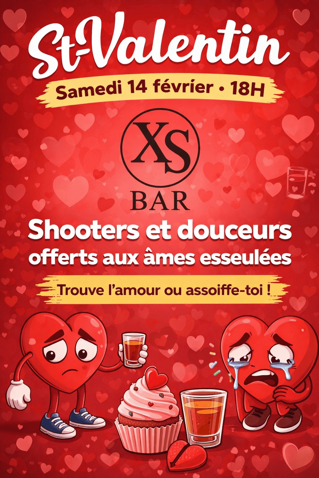 💘 Saint-Valentin au XS BAR 💘