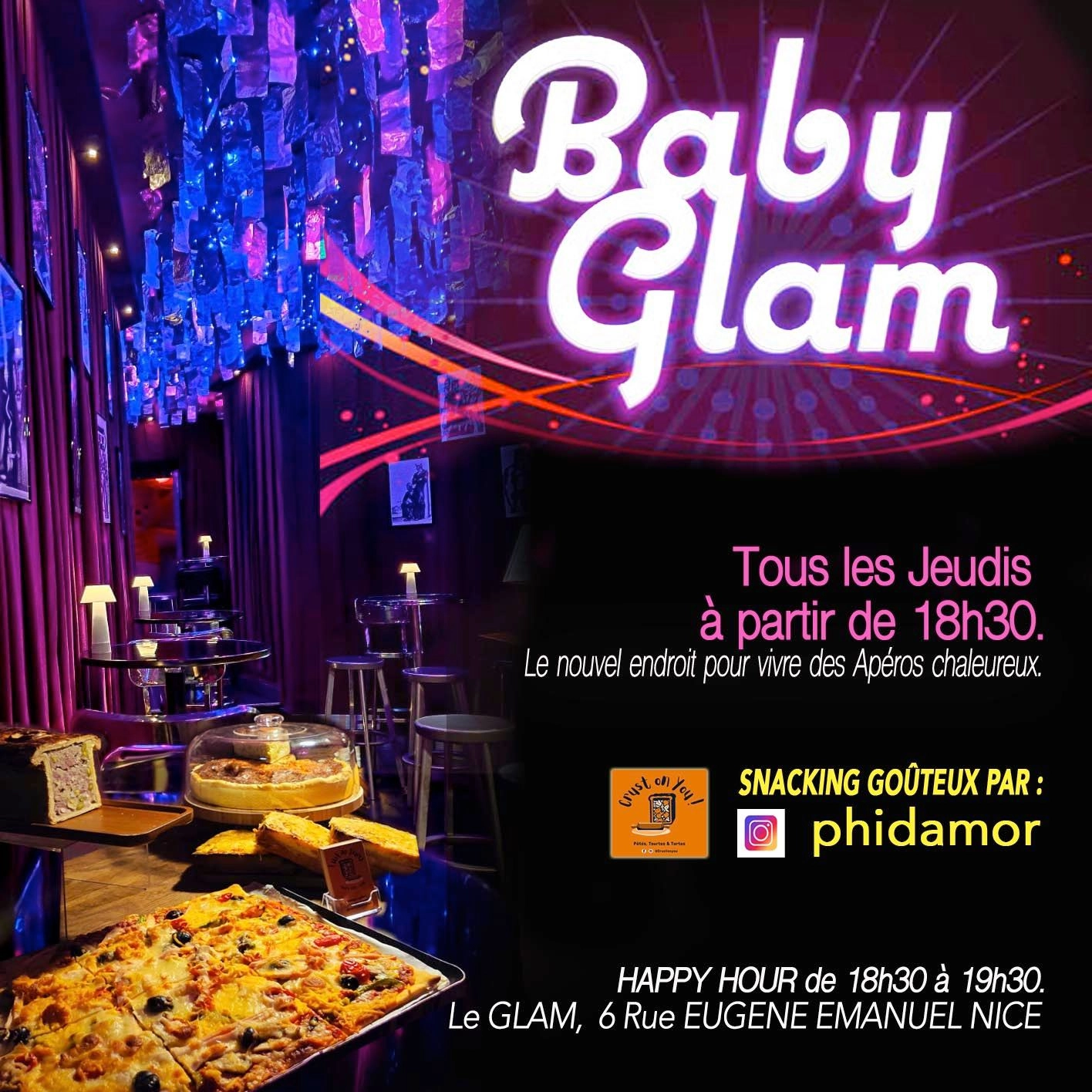 BABY GLAM " APERO" @ GLAM