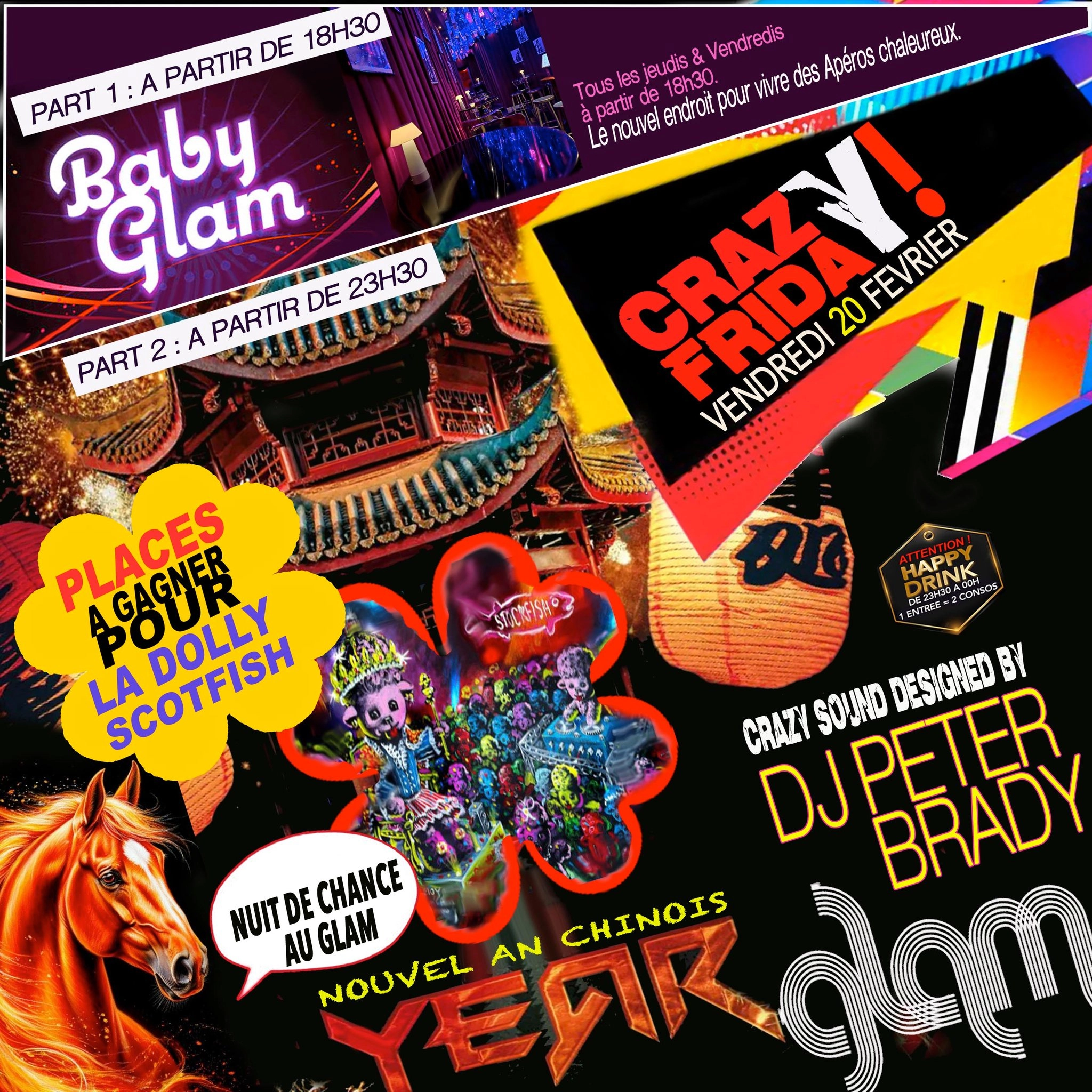 CRAZY FIDAY " NOUVEL AN CHINOIS" @ GLAM