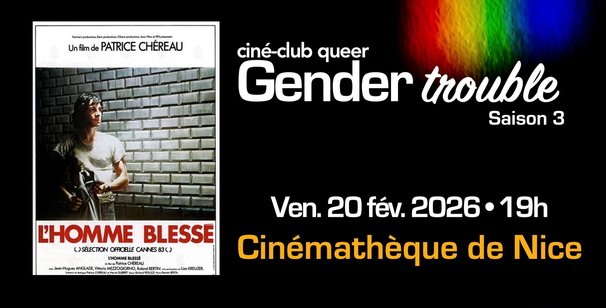 Cin&eacute;-club Gender Trouble - Saison 3 : L'HOMME BLESS&Eacute;