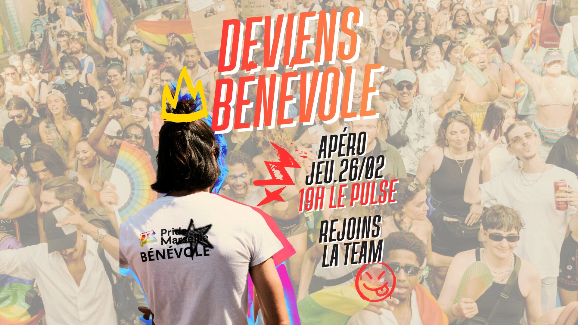 Deviens bénévole ! Apéro du 26 février