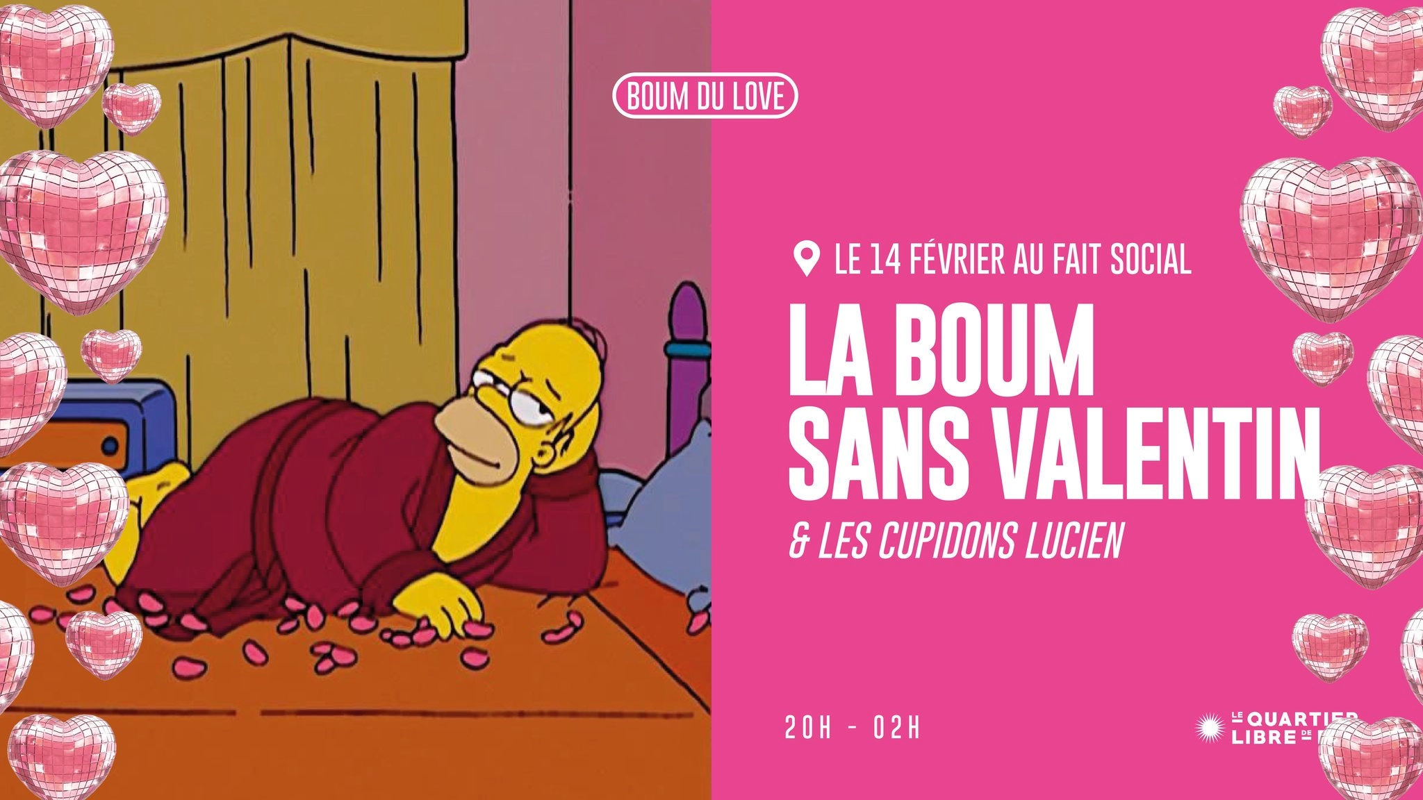 LA BOUM SANS VALENTIN ET LES CUPIDONS LUCIEN